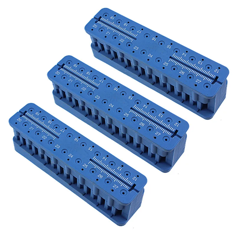 3 Pcs High Quality Dental Equipment Endo Measuring Block Endodontic