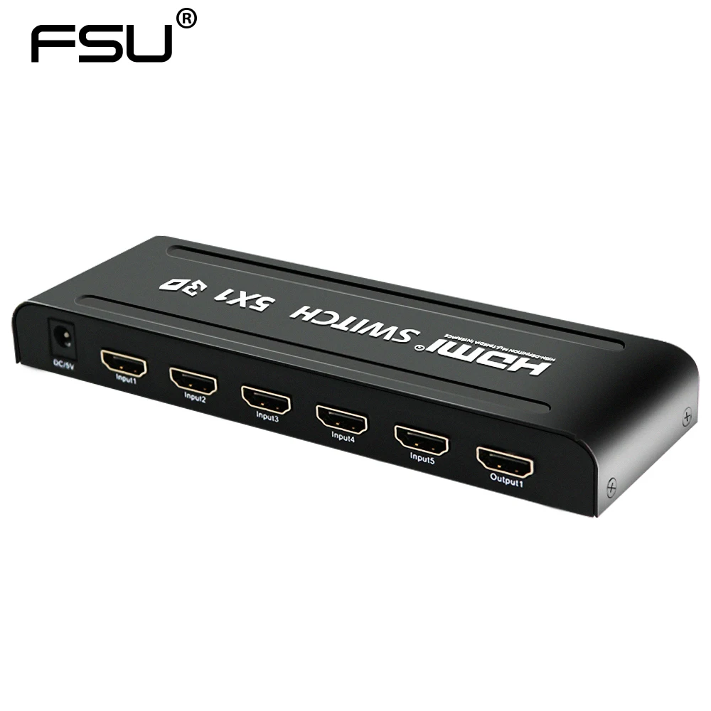 

High quality HDMI Switch Switcher support 1080P 3D 5 in 1 4 in 1 3 in 1 out with IR Remote Control for HDTV PS3 4 Xbox360