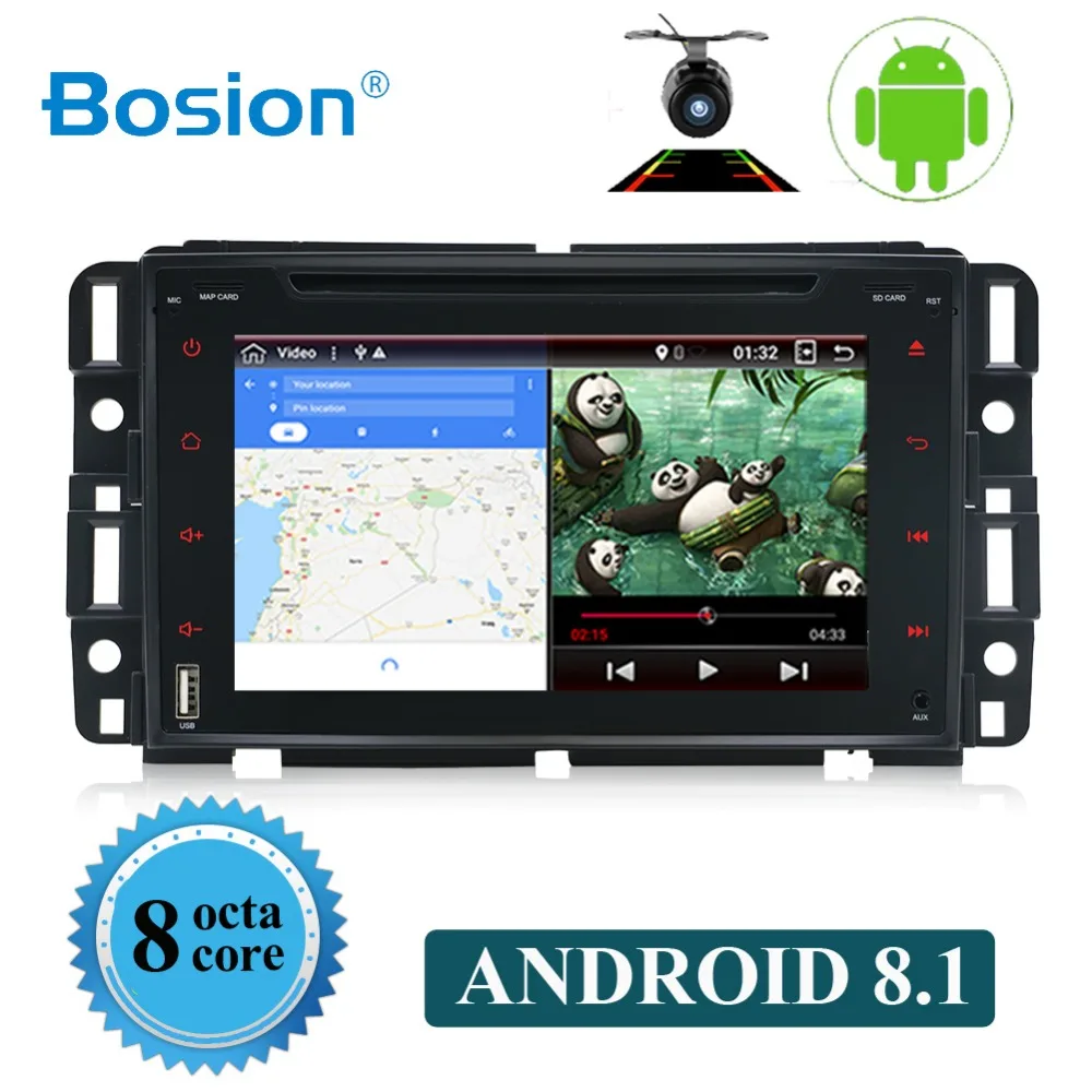 

car multimedia player Android 8.1 8 Core 2G RAM Car DVD GPS Player For GMC Chevrolet Chevy Yukon Sierra Tahoe Acadia Suburban