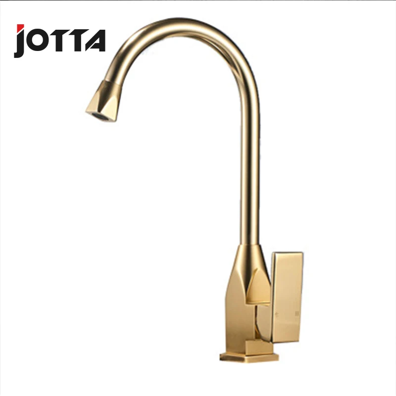Simple space aluminum faucet household bathroom kitchen hot and cold water faucet Simple space aluminum faucet household bathroom kitchen hot and cold water faucet