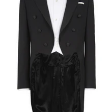Дешевые смокинги для жениха лучшие мужские пиковые Черные нагрудные Мужские костюмы мужские свадебные костюмы платье жениха(куртка+ брюки+ жилет+ галстук