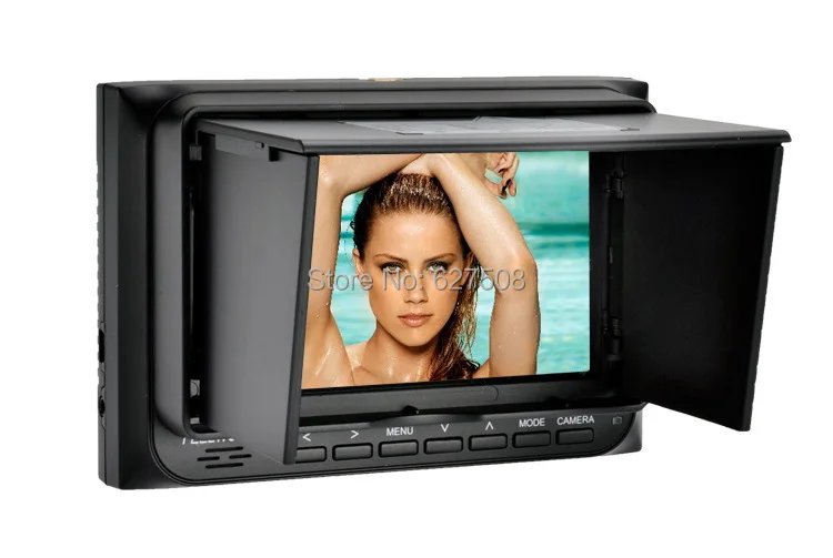 FEELWORLD 5 &quotHD lcd для видеокамеры RCA монитор FPV-500A w/солнцезащитный экран DSLR SLR |