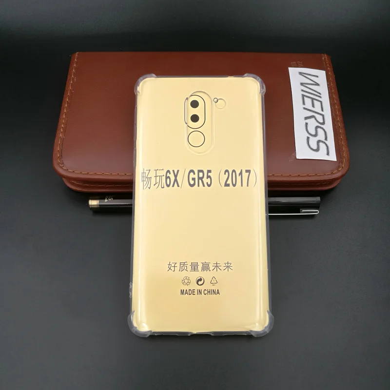 Прозрачный силиконовый чехол для Huawei Honor 6x GR5 2017 Mate 9 lite BLN-21 BLN-22 противоударный