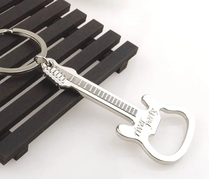 font b guitar b font Creative Birthday Wedding Stainless Steel wine opener Bottle Opener Beer