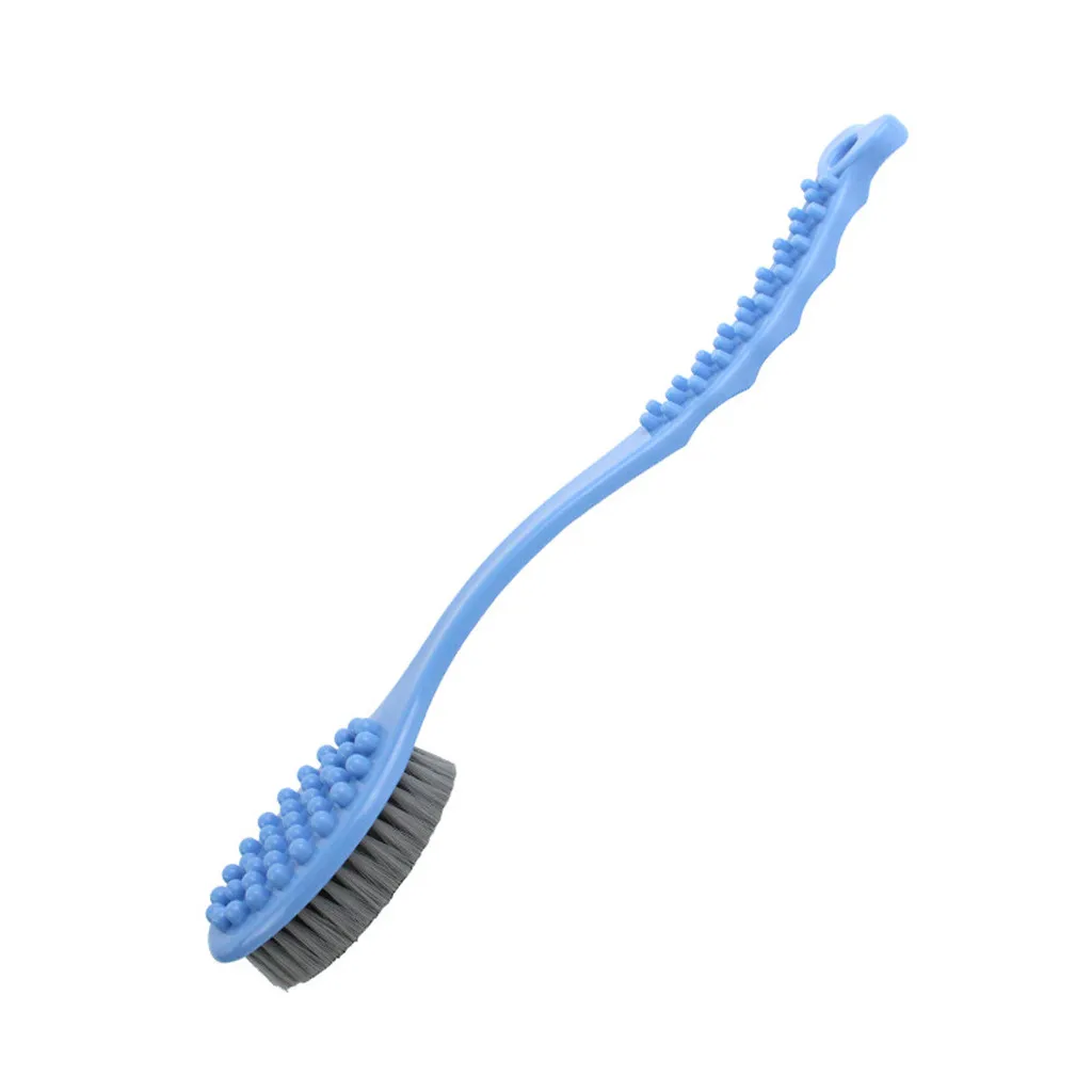 Bath Brush Long Handle Wooden Bristles Soft Hair Rub Back Shower Brush Remove the horny massage brush Anti Skid Scrubber