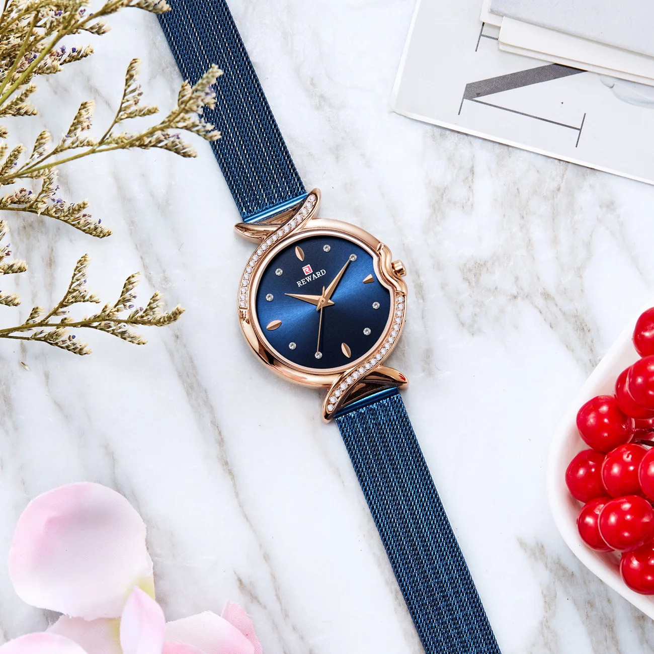 Награда Топ бренд женские часы водонепроницаемые Модные Повседневные кварцевые часы с хронографом женская одежда часы женские часы Relogio Feminino