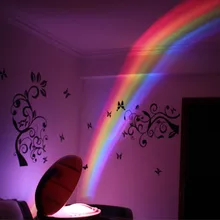 3 Modes RGB LED Lamp Egg Shaped Rainbow Projector Light Colorful Led Creative Night Light Romantic Magic Children Bedroom Decor