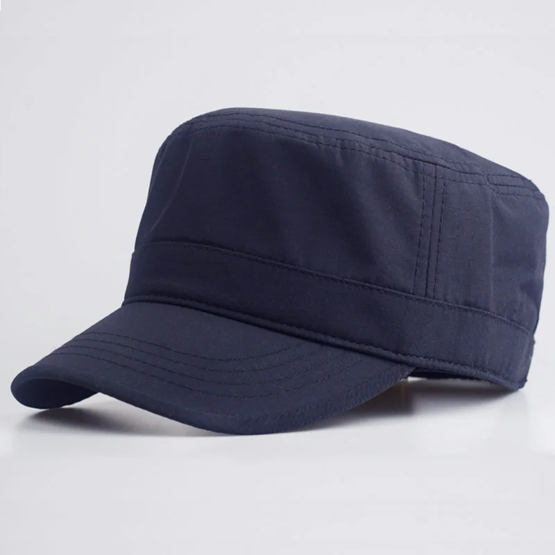 Большой размер дизайн высокое качество быстро сохнет Tasla остроконечная Кепка армейская плоская кепка взрослые военные шапки с большой головой 55-60 см 60-64 см