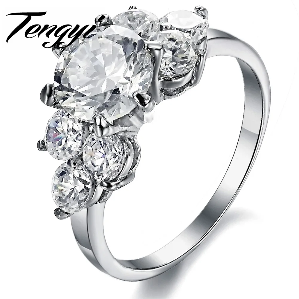 hot selling women's Jewelry stainless steel ring luxury design big