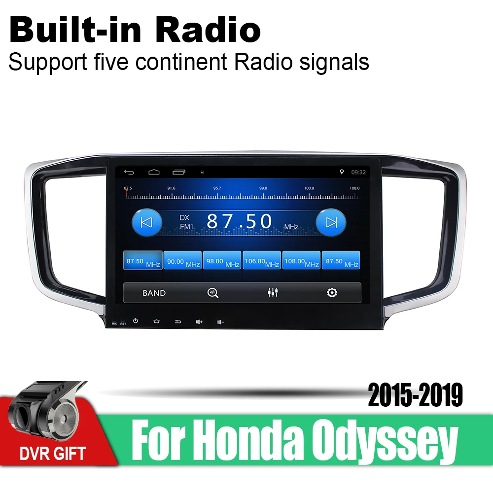 Автомобильный мультимедийный плеер ZaiXi 2 Din Android радио для Honda Odyssey 2015 ~ 2019 GPS