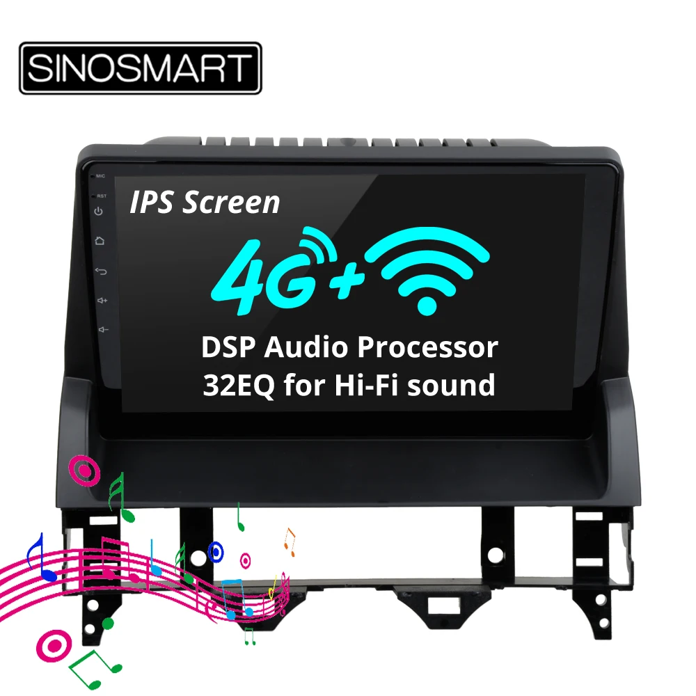 

SINOSMART Support BOSE Audio System 8 Core CPU DSP Car GPS Navigation Player for Mazda 6 2002-2008 2.5D IPS/QLED Screen