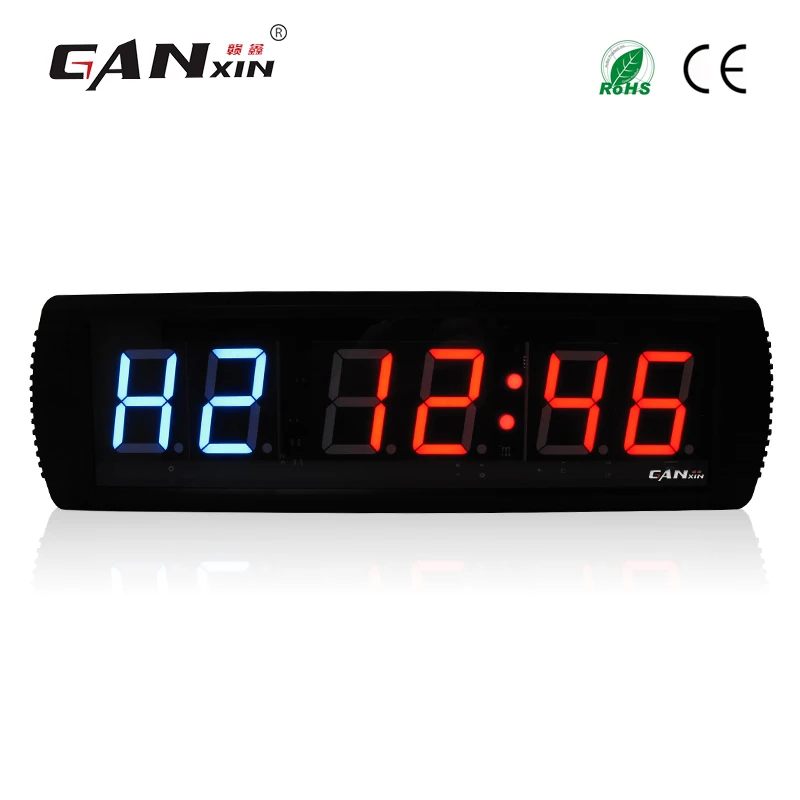 

[Ganxin]3" Led Fitness Timer Remote Control gym crossfit timer interval wall clock