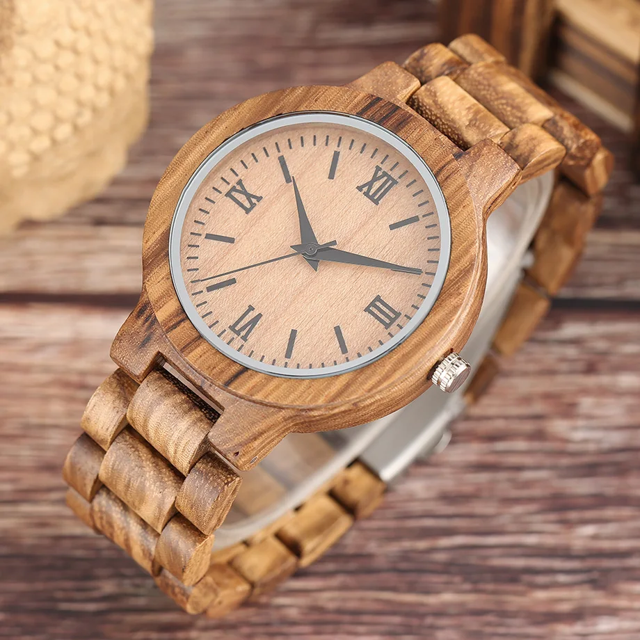 YISUYA Elegant Men Watches Top Brand Luxury Full Wood Bamboo Minimalist Quartz-watch Lightweight Roman Numbers Relogio Masculino (21)