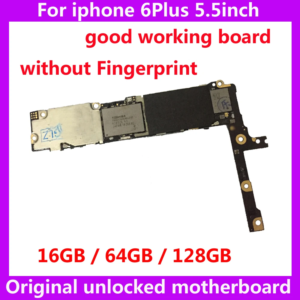 Для iphone 6 Plus разблокированная материнская плата 16 Гб 64 128 ГБ оригинальная для plus