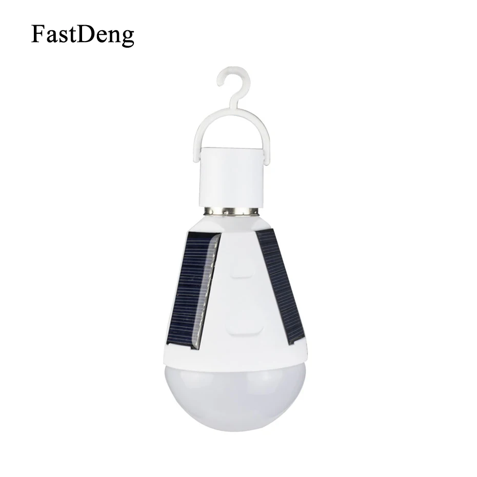 

85V-265V Rechargeable LED Solar Light Bulb E27 7W 12W LED Solar Lamp Outdoor Waterproof Solar Powered Energy Lamp For Emergency