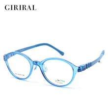 Детская TR90 оправы для очков круглый оптически прозрачный бренд разработано для близорукости Очки рамка# ERT1012