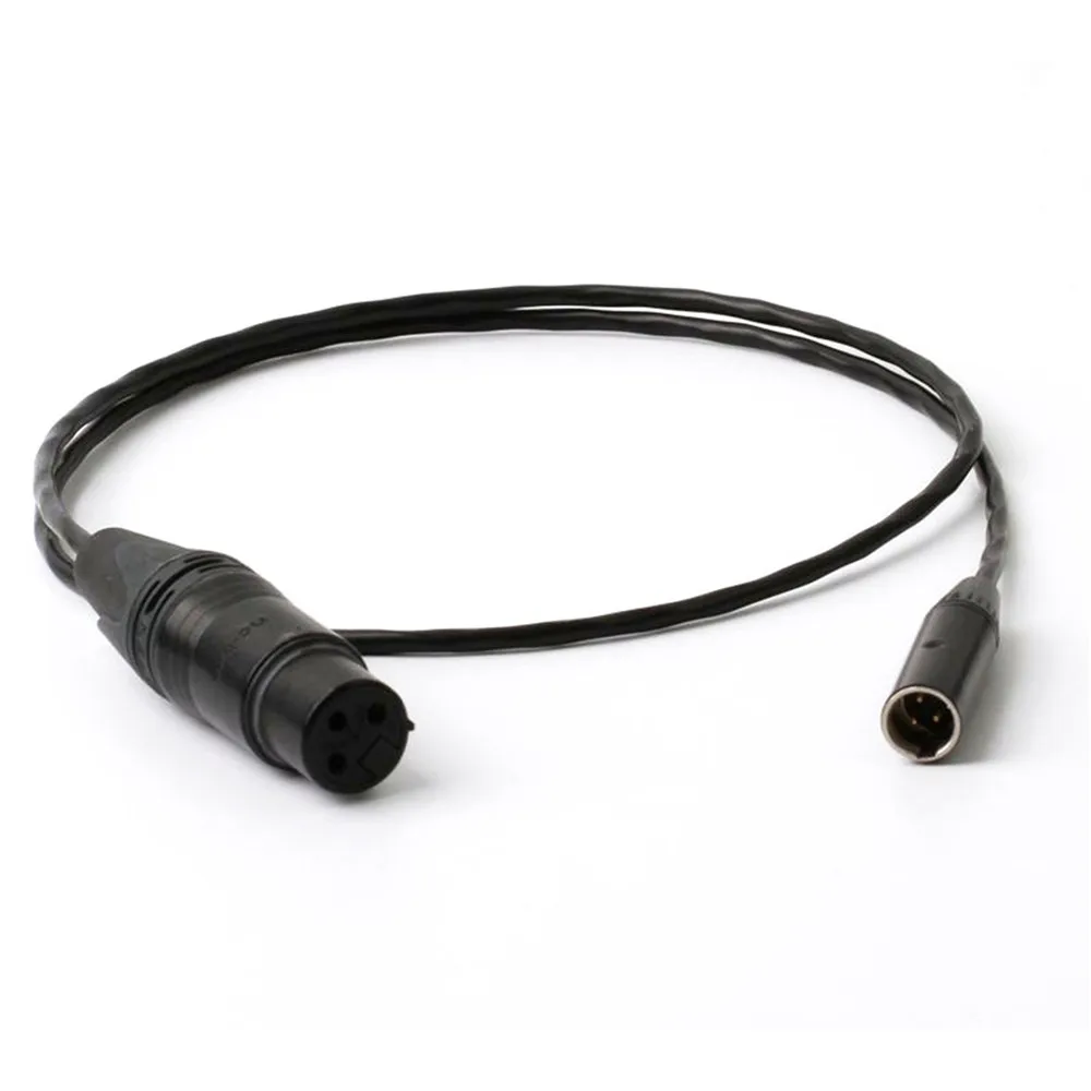

50cm Mini XLR to Standard XLR Audio Cable For BMD BMPCC 4K Camera High-fidelity Microphone Audio Wire Cable