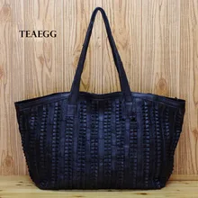 Натуральная кожа яловая сумка Повседневная Мягкая Женская Корейская версия полосатая женская сумка через плечо