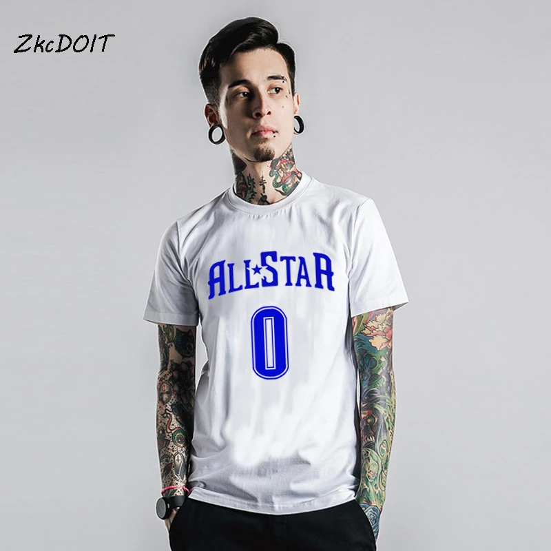 Russell Westbrook jersey basketbal camiseta de moda diseñador top blanco Westbrook #0 camiseta de manga corta, tx2433|shirt original|jersey t shirtdesigner t shirt - AliExpress