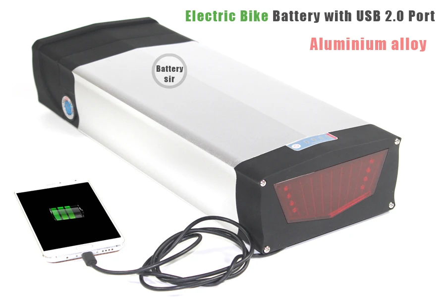 Sale 48V 750W 1000W 1500W Electric Bicycle Battery 48V 25Ah NCR18650PF cells Lithium Battery with USB 2.0 Port 48v 8fun battery 4