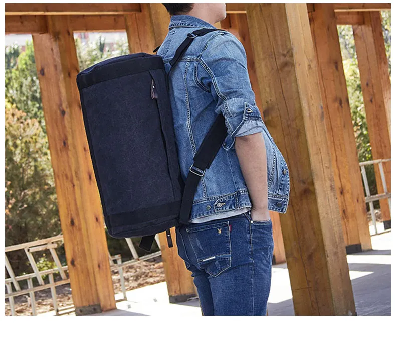 Balde Lona Mochila Mochila de Viagem Caminhadas