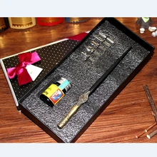 Античный Английский Готический комплект перьев для письма косая каллиграфия ручка набор 1 ручка 5 Nibs 1 чернила 1 подарочная коробка