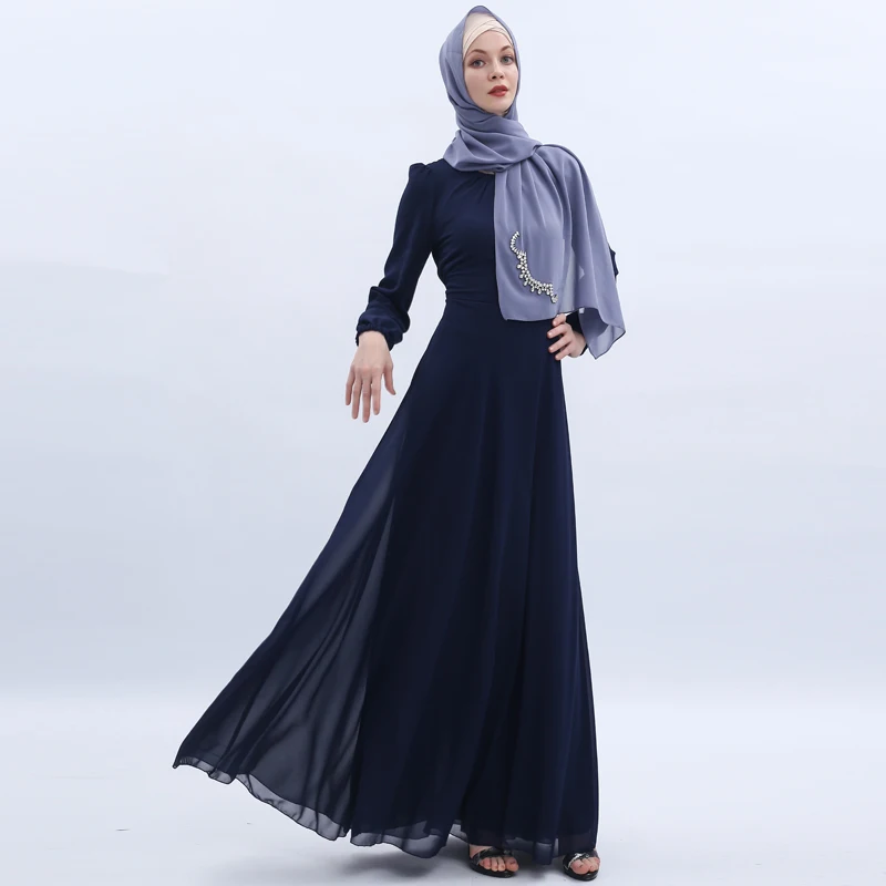 Vestuário Islâmico Jilbab Turco Abayas Para As