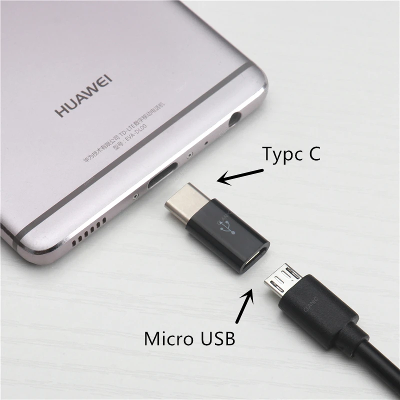 Кабель micro usb для телефона с разъемом type c адаптер телефонный кабель oneplus 7 pro huawei p30