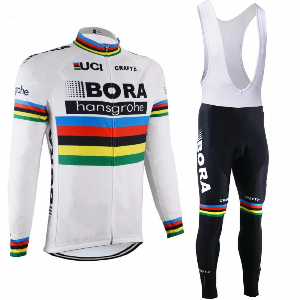 2017 BORA uomo Primavera/Autunno Manica Lunga Pro Cycling Jersey Set  Squadra Bike Abbigliamento Ropa Maillot ciclismo con 9D Gel Pad|pro cycling  jersey set|bora ciclismobike team - AliExpress