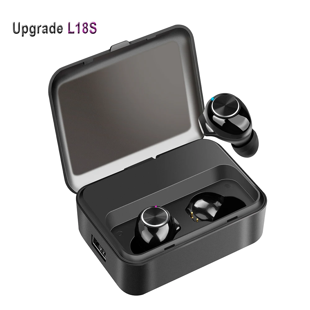 

L18 upgraded NEW L18S wireless headset TWS bluetooth headset 5.0 In Ear headset Siri intelligent control stereo noise hands-free