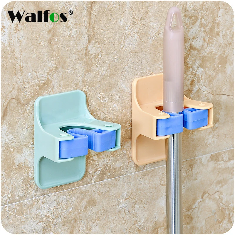 

WALFOS House Clip Mop Mop Hooks None Trace Holder Bathroom Rack
