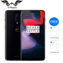 Международная версия мобильного телефона Oneplus 6 A6003 4G LTE 6,28 ''8 Гб 128 ГБ Snapdragon 845 Android 8,1 двойная камера 20 МП NFC