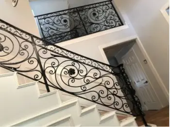 

Hench 100% handmade forged custom designs deck railing post