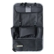 Car Storage Back Seat Organizer Gray Oxford Cloth Universal Stowing Tidying Car Pocket Protector for Seat Back Cover