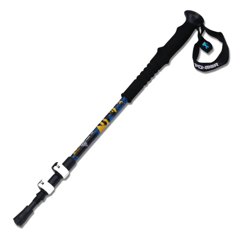 

1 Pair Outdoor Walking Stick Hiking Climbing Nordic Walking Poles Telescopic Alpenstock Aluminum Alloy Shooting Crutch Walking S