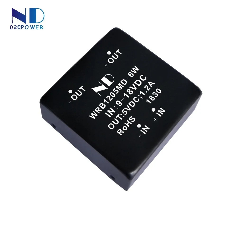 2pcs isolated dc dc voltage converters 3.3V 5V 9V 12V 15V 18V 24V 6W