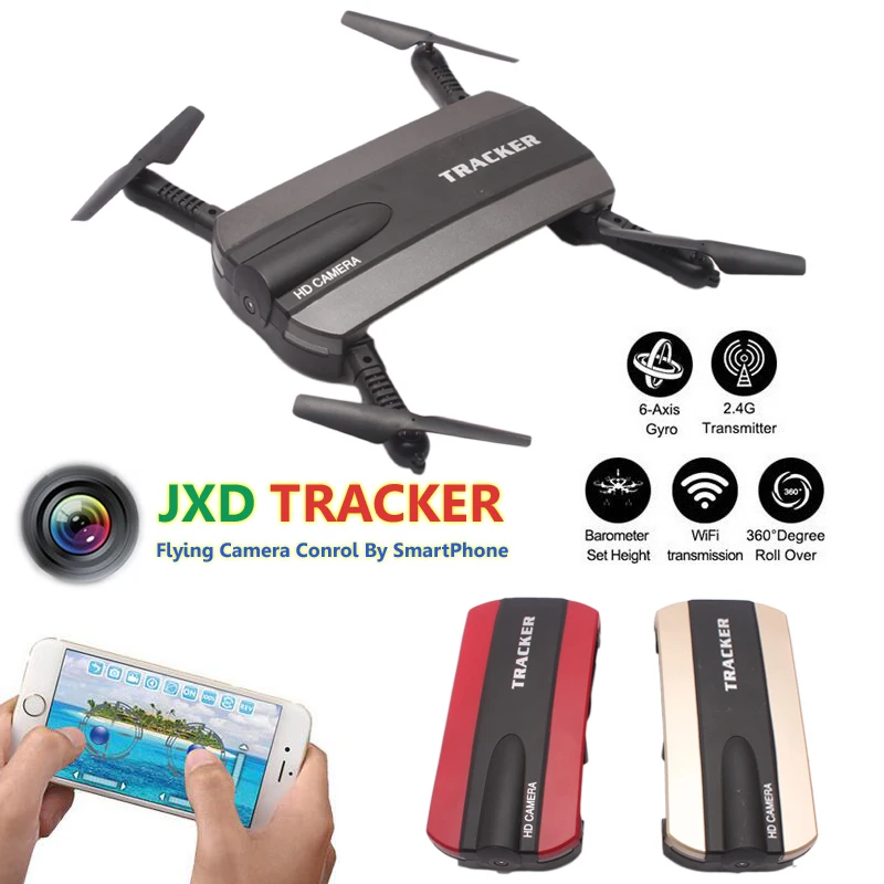 Xrnt селфи Дрон трекер складной мини Drone с Wi Fi FPV системы HD Камера высота Удержание