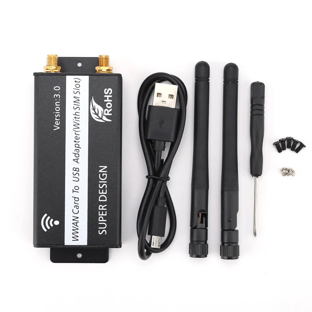 VODOOL PCI-E Mini PCI-E PCI Express беспроводная карта для usb-адаптера с разъемом для sim-карты беспроводной адаптер для модуля WWAN/LTE