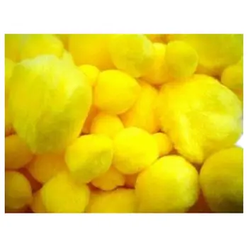 

ABWE Best Sale 100 ASSORTED SIZE YELLOW POM POMS
