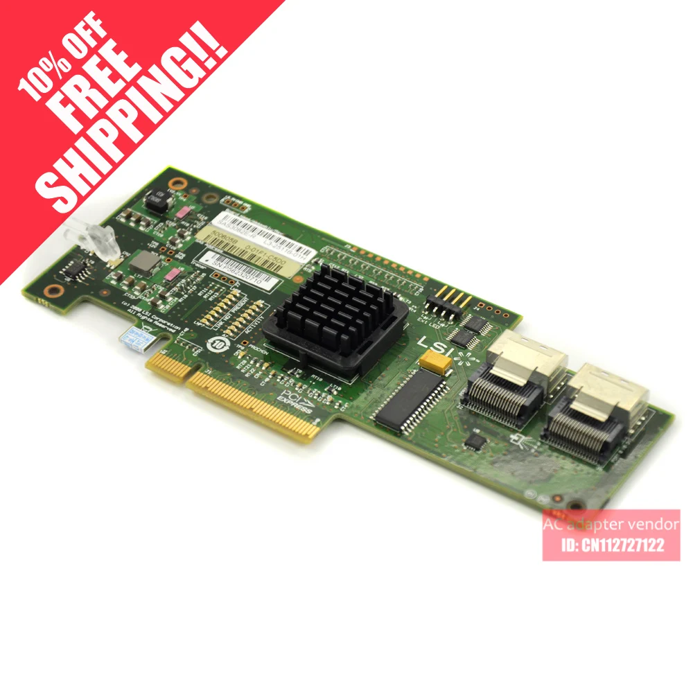 FOR IBM 3650/3550 M2/M3 BR10I LSI SAS array card mini port RAID card