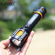 YUPARD XM-L2 светодиодный 5 режимов водонепроницаемый светодиодный фонарик Супер T6 светодиодный яркий светодиодный тактический фонарь для кемпинга