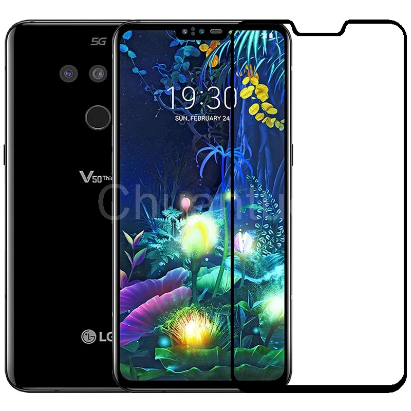 2.5D 9H высококачественное закаленное стекло для LG V50 ThinQ 5G полная защита экрана