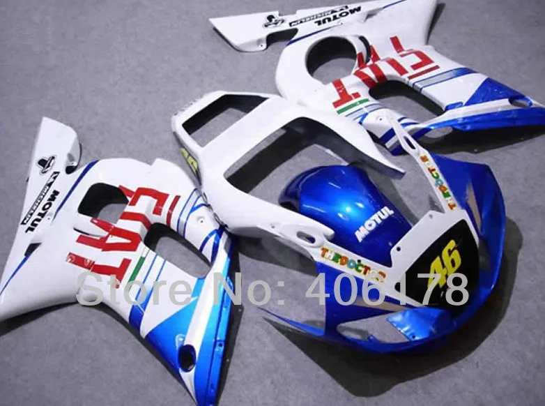 

Hot Sales,Yzf600-R6 98 99 00 01 02 fairing For Yamaha Yzf R6 1998-2002 Race Bike FIAT Bodywork fairing (Injection molding)