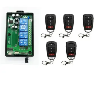 

home 85v 250V 110V 220V 230V 4CH RF Wireless Remote Control Relay Switch Security System Garage Doors, Rolling Gate Electric