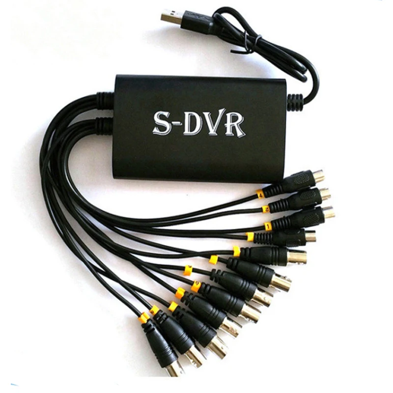 Новый 8CH CCTV USB dvr карта для ноутбука 8 каналов видео захвата камеры видеонаблюдения