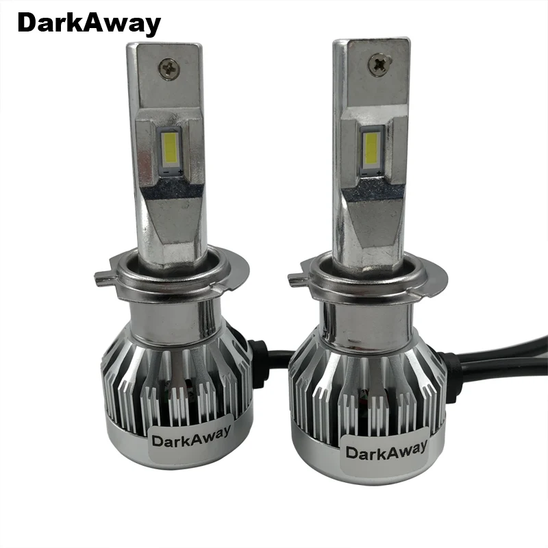 

DarkAway H4 H11 H8 H9 HB3 HB4 H1 H7 Car LED Headlight 84W 10000Lm Auto Fog Lights Bulb White 6000K 12V 24V 2y Warranty Plug Play
