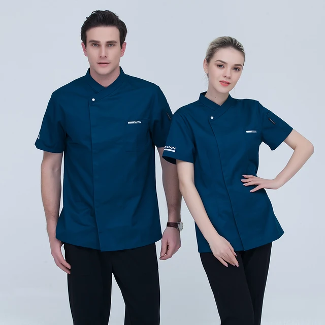 Chef Work Uniforms High Quality Short Sleeve Summer Breathable