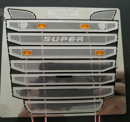 Супер передний бампер R730 W/LED для трейлера tiiya HOBBY Highline 1/14 56514 56323 R470 R620 MAN BENZ | Игрушки