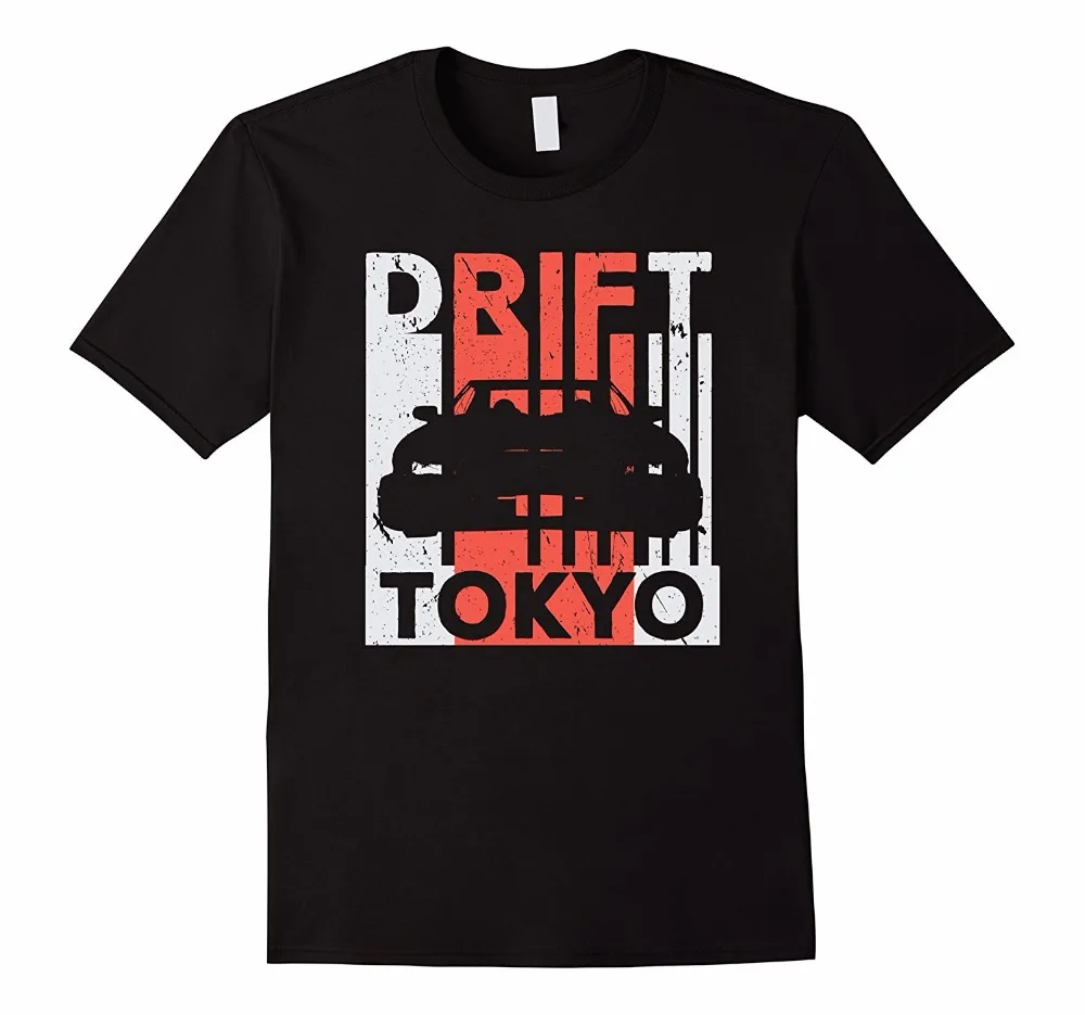 2018 Hot sale Fashion Japan Car Drifting Drift Tokyo T Shirt Tee shirt