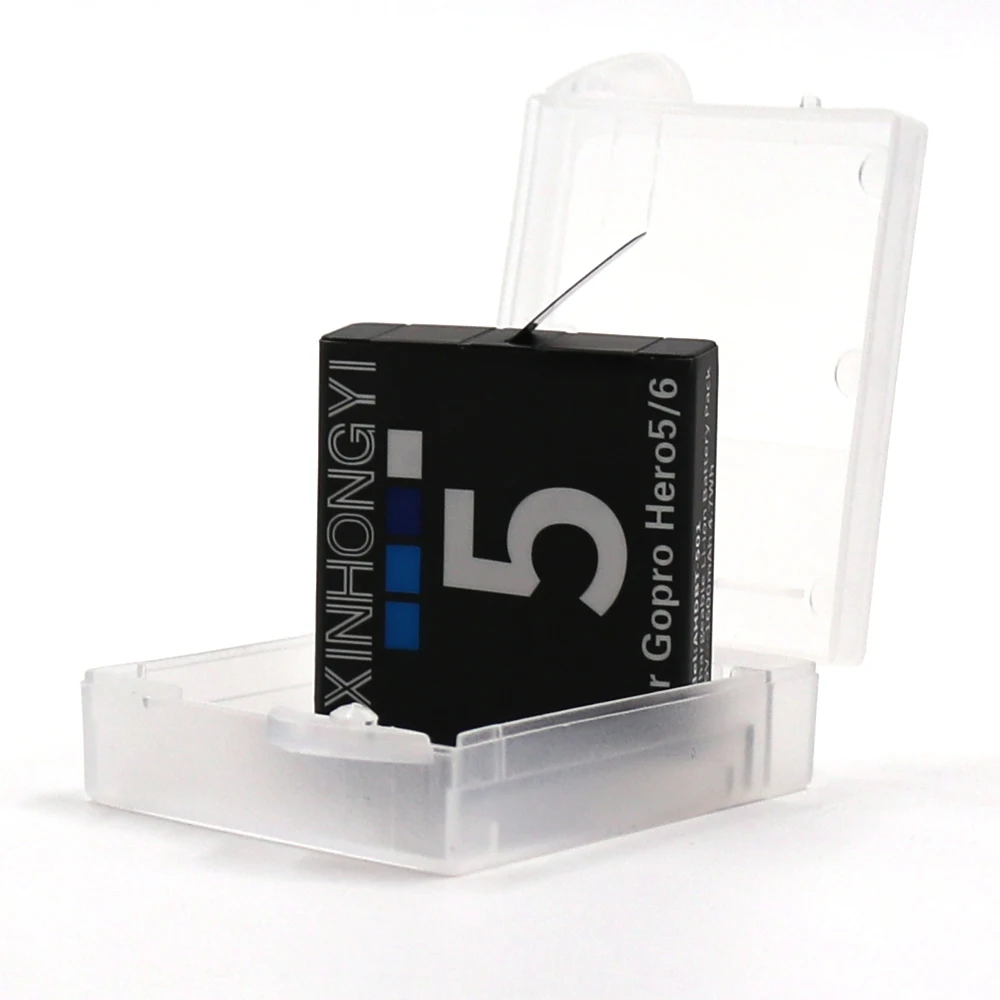 

1600mAh battery Gopro hero 5 6 7 Rechargeable batteries for Go Pro 5 gopro hero 5 6 hero 7 Sports camera AHDBT 501 AHDBT-501